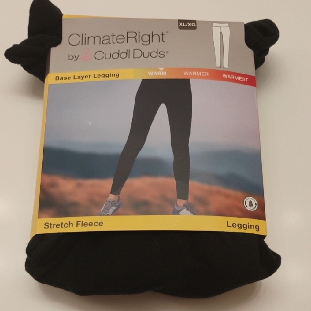 Ladies Climate Right Leggings By Cuddle Duds.